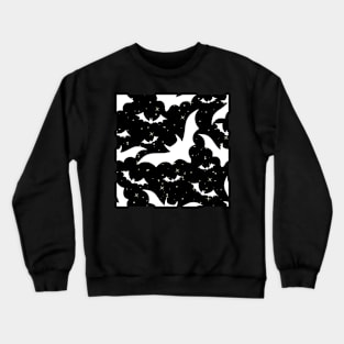 Bat Print Crewneck Sweatshirt